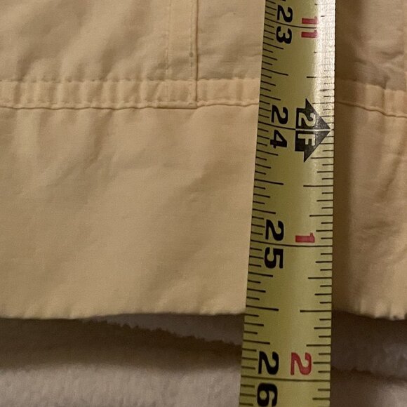 SO SOFT!! Croft & Barrow L Yellow Knit Woven Cotton Zip Button Sweatshirt Jacket - Picture 13 of 15